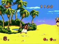 une photo d'Ã©cran de Disney s Aladdin sur Sega Megadrive